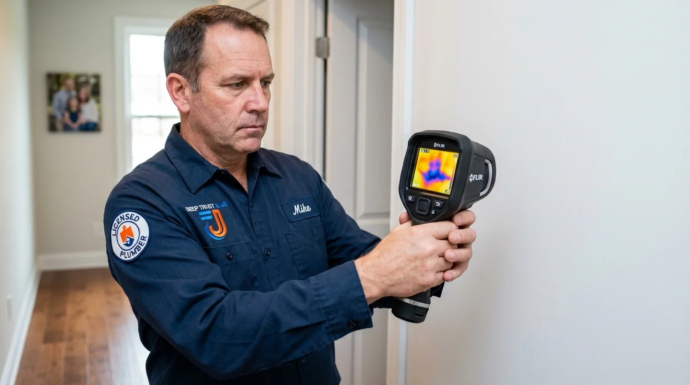 Thermal imaging leak detection by Johns Plumbing LLC in Sacaton